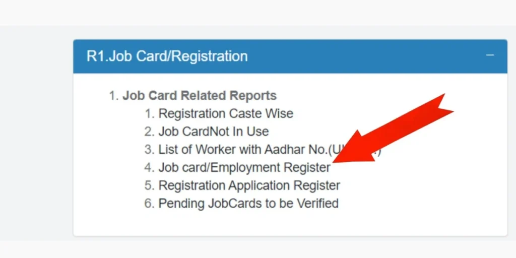Job Card Register